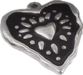Black & Silver Heart