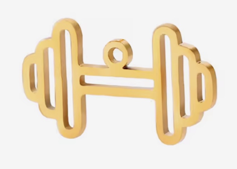 Barbell- Hollow Gold