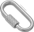 Oval Carabiner- Silver