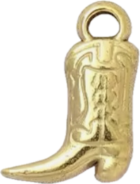 Cowgirl Boot- Gold