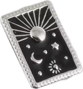 Sun Moon Star Charm- Black
