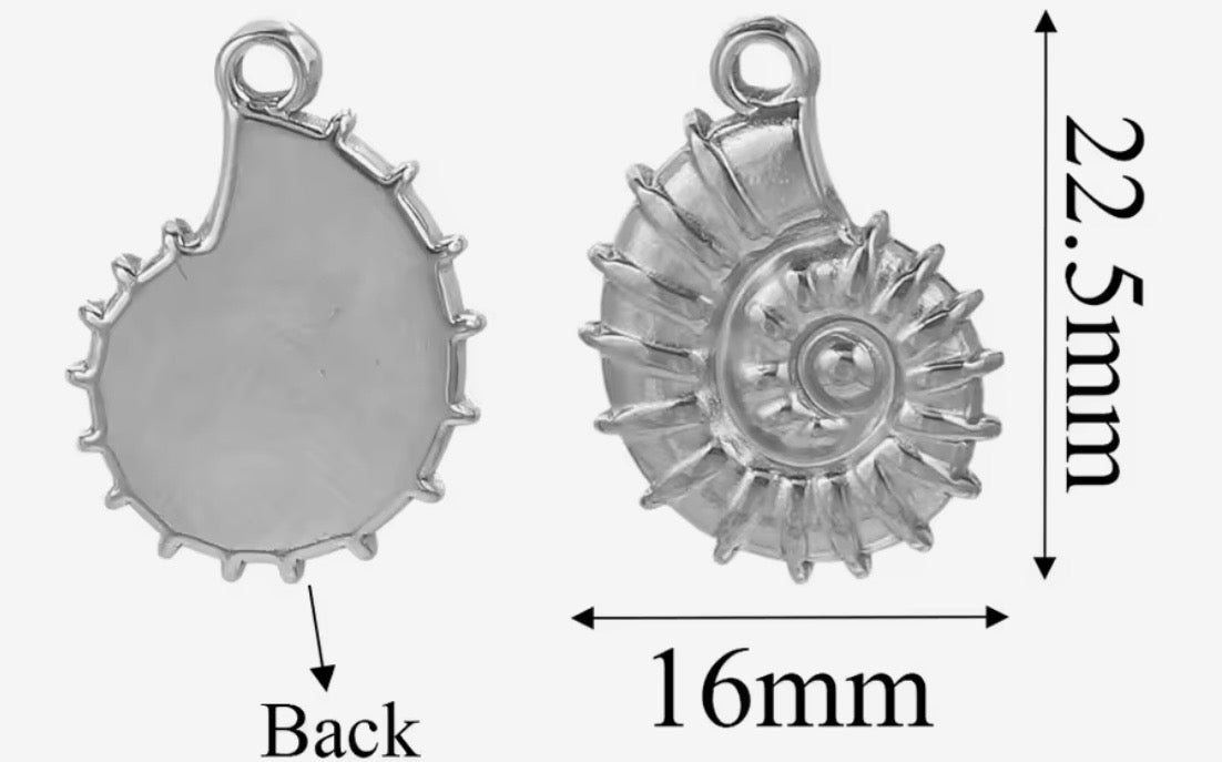 Shell Conch- Silver