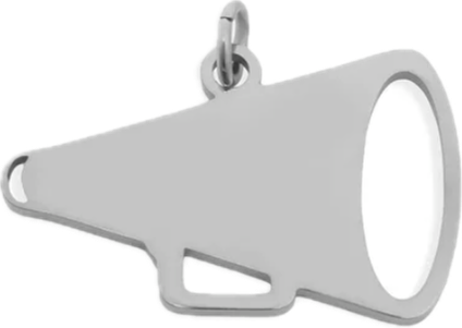 Cheerleader Megaphone- Silver