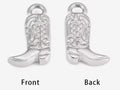 Cowgirl Boot- Silver
