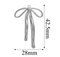 Bow- Long- Silver