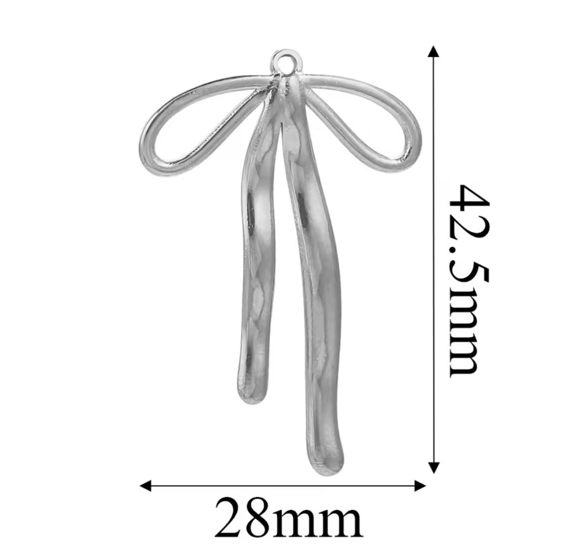 Bow- Long- Silver