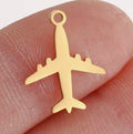 Airplane- Gold