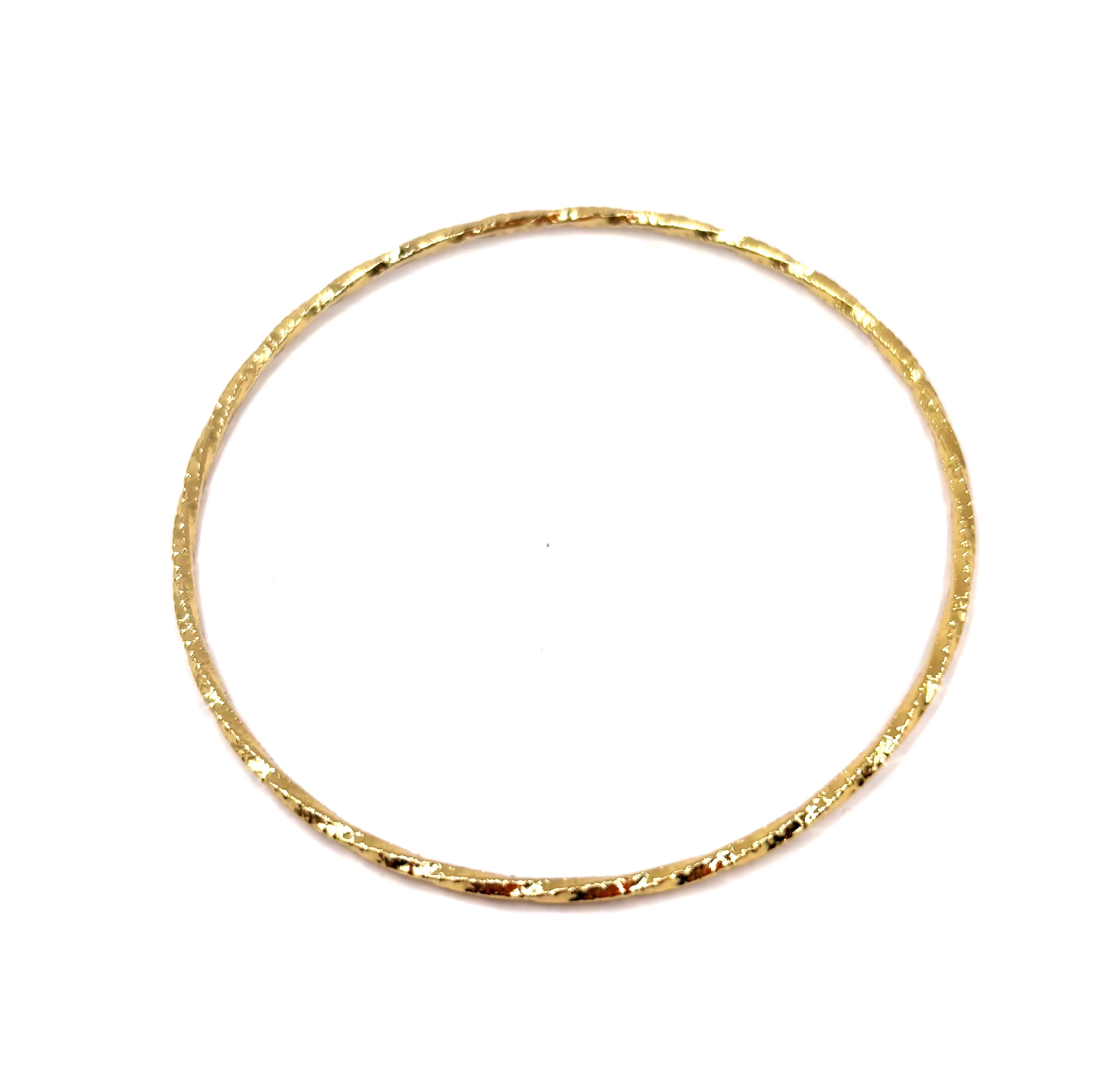 Textured Bangle- Gold