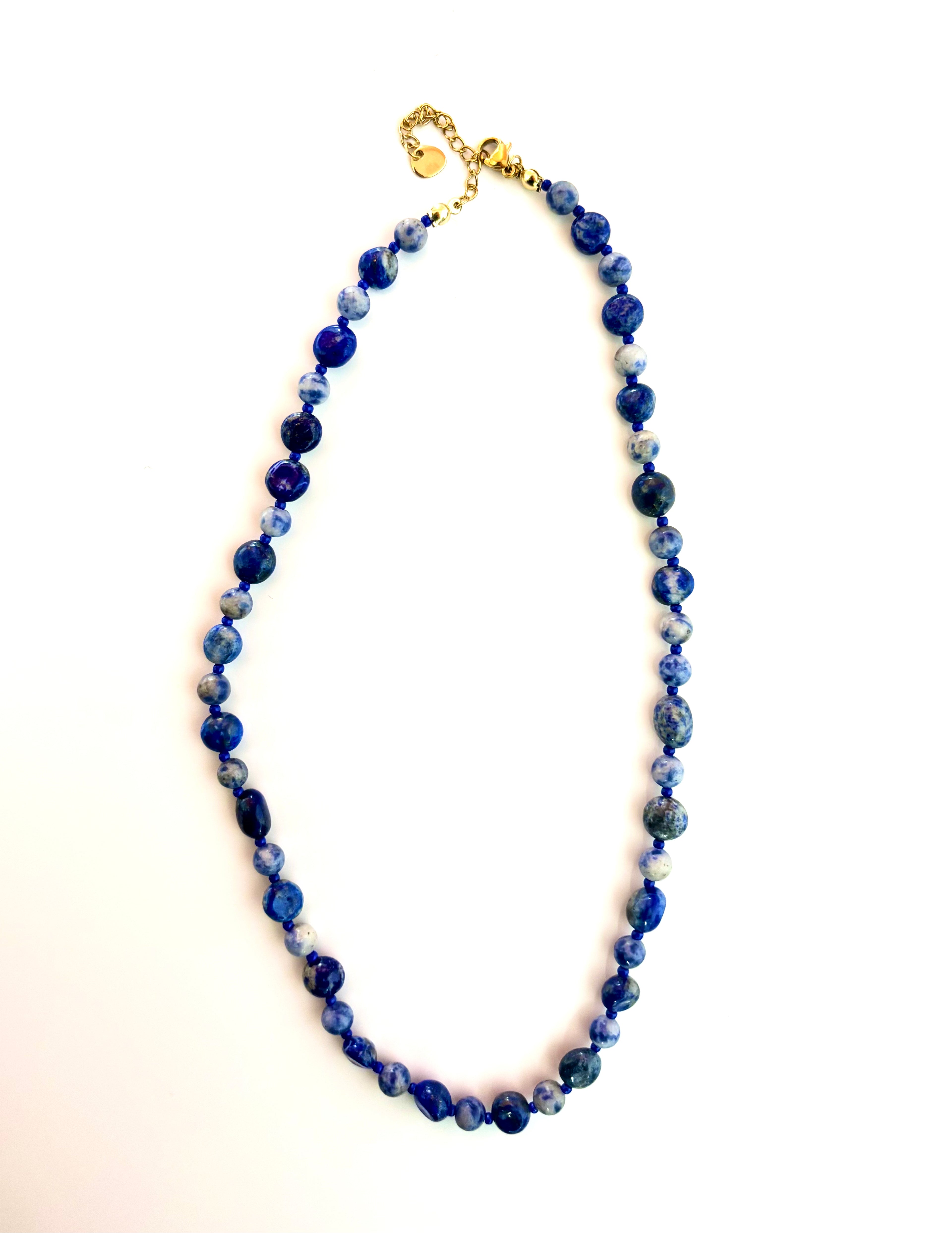 Blue Lapis Necklace 17”+