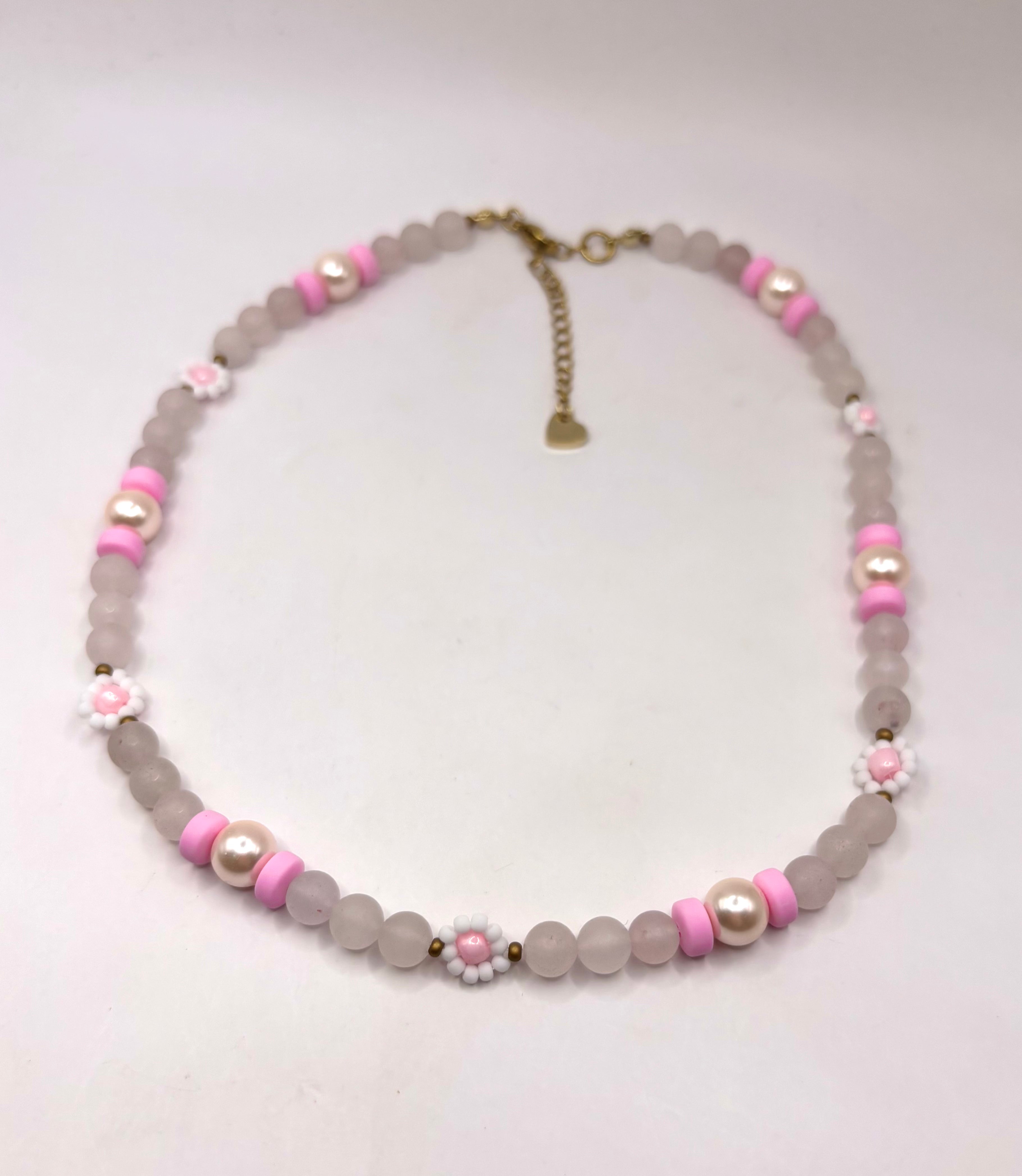 Blush & Bashful Necklace 15”+