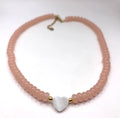 First Love Necklace(pink) 17”