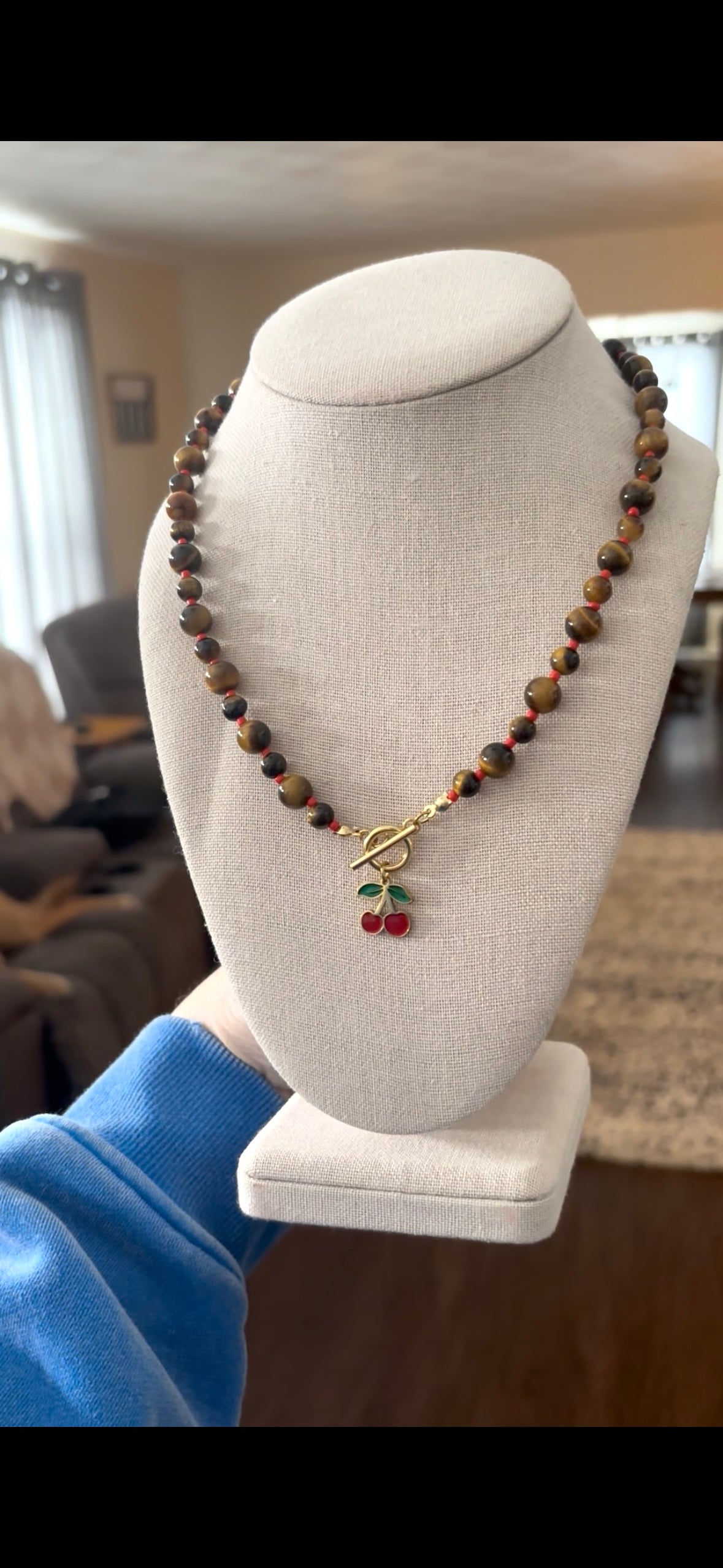 Cherry Pie Necklace 18”