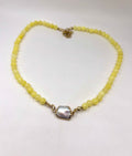Honey Pearl Necklace 18”+