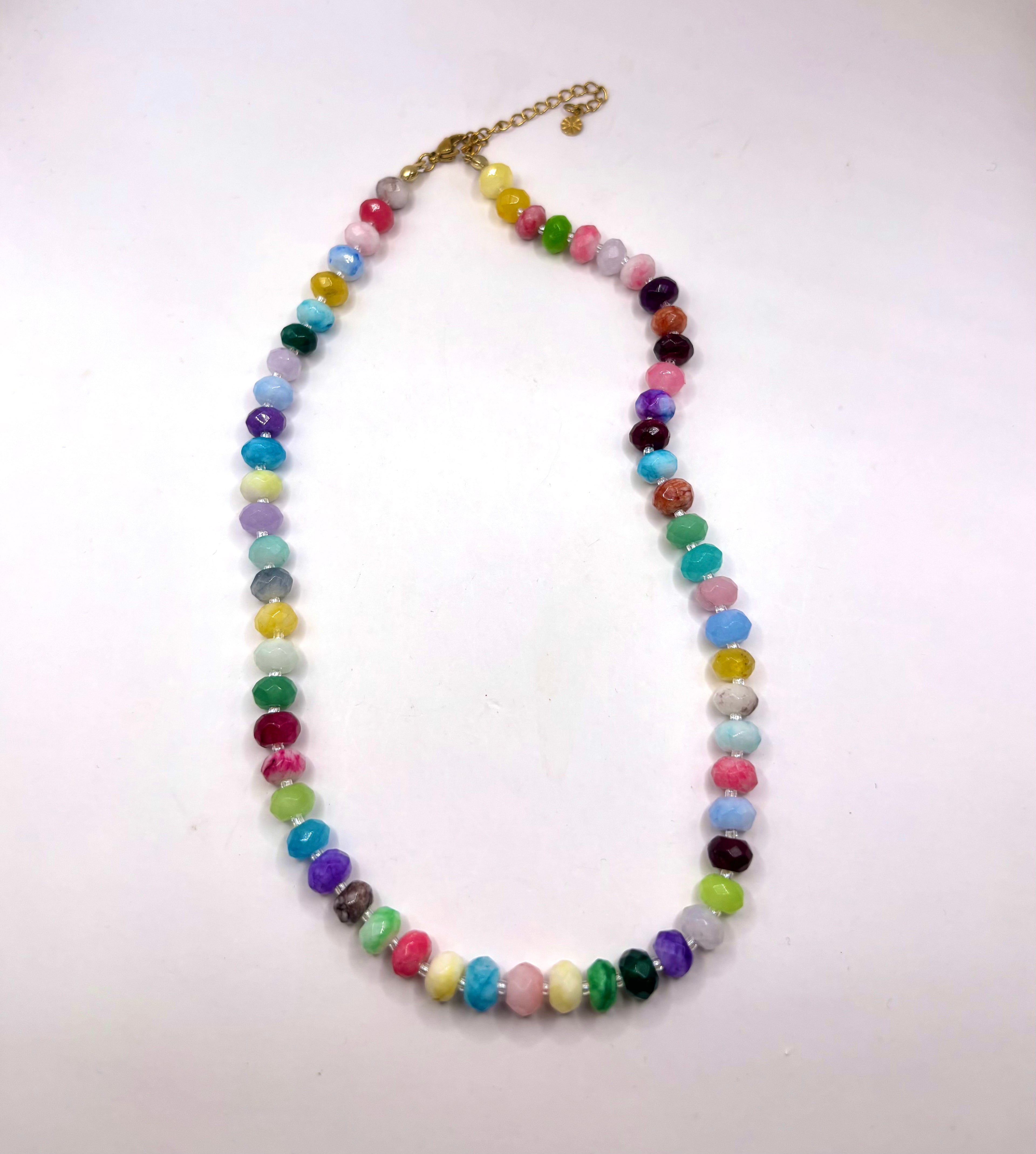 Rainbow Candy Necklace 16”