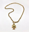 Cross My Heart Necklace 18”