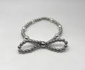 Silver Stackable Bow Bracelet