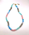 Cotton Candy necklace 17”+