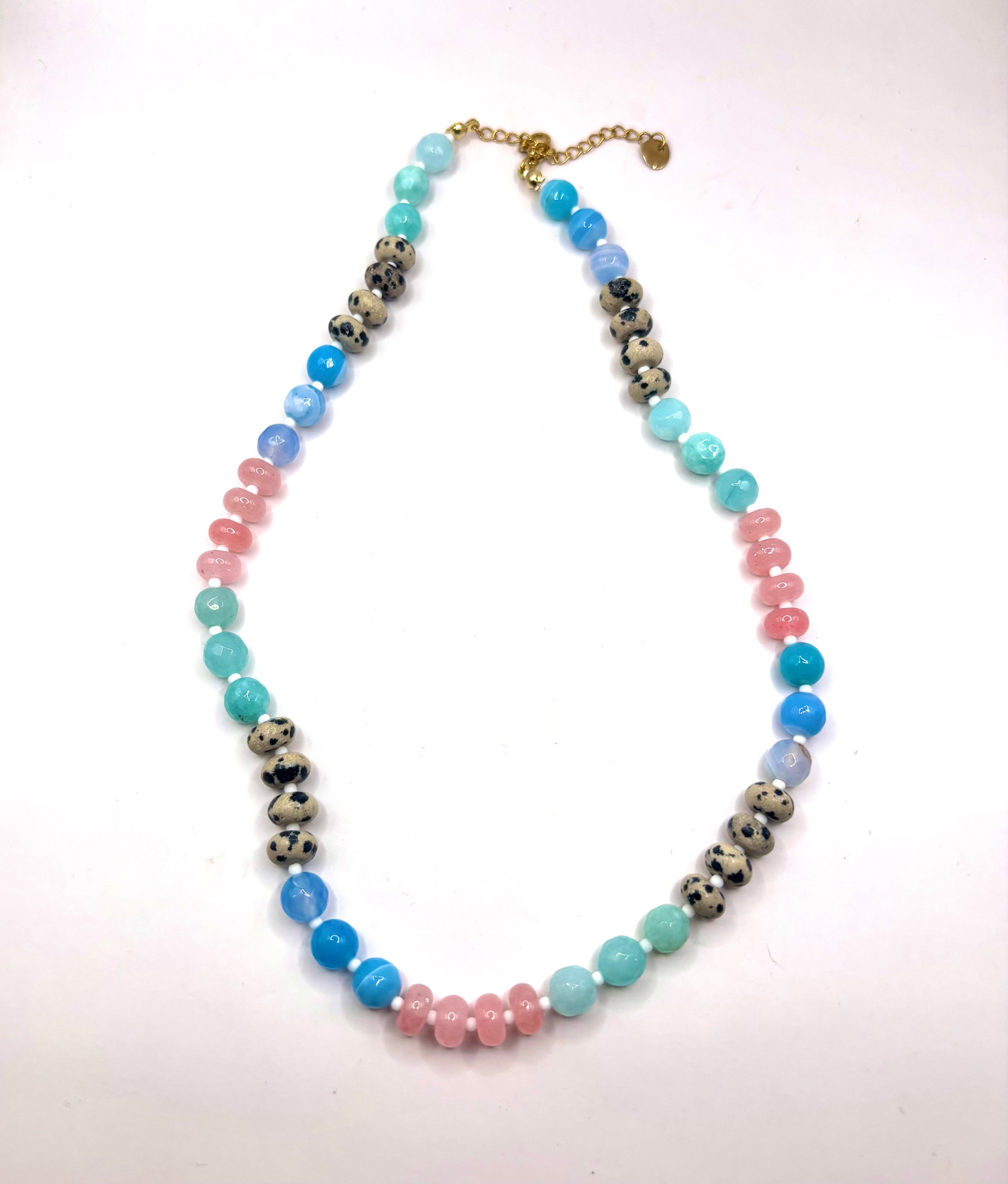 Cotton Candy necklace 17”+