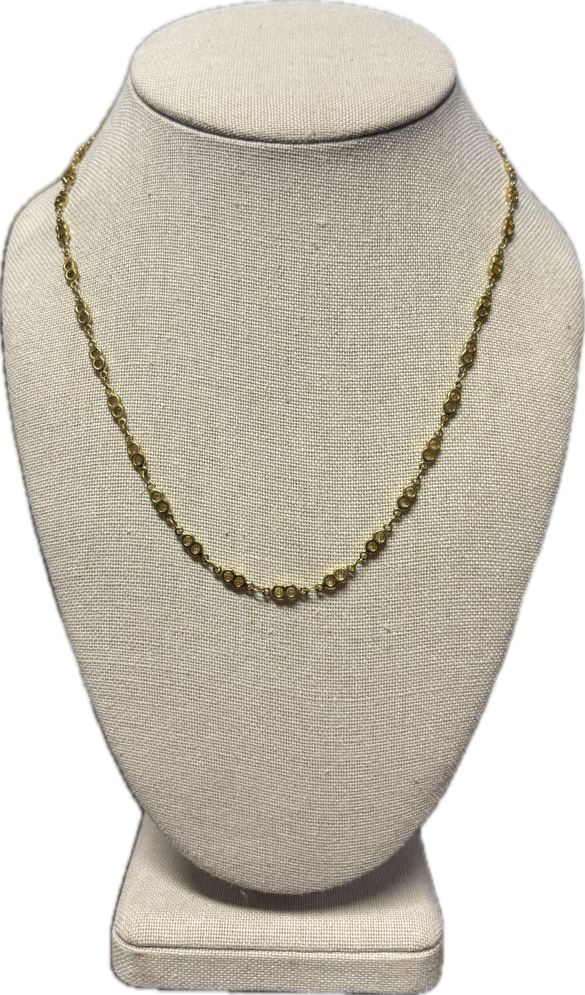 Infinity Links Necklace- Gold