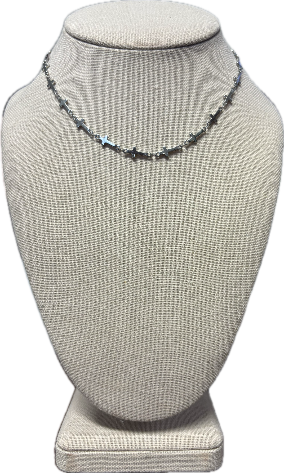 Cross Necklace- Silver